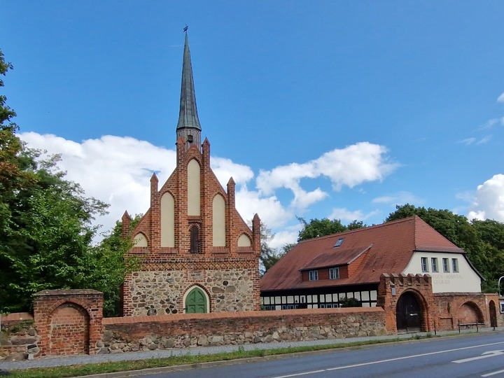 Das Bild zeigt das Hospitalgelände der Stadt Bernau 
