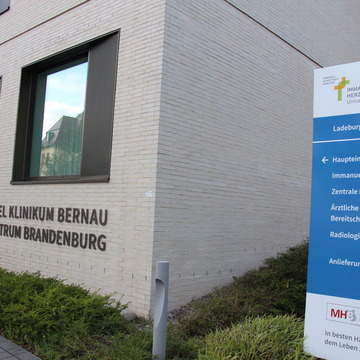 Das Bild zeigt einen Teil des Immanuel Klinikum Bernaus