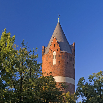 Der Wasserturm der Stadt Bernau.